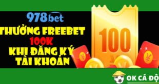 978bet thưởng freebet 100k