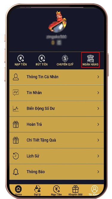 liên kết ngân hàng kingbet86