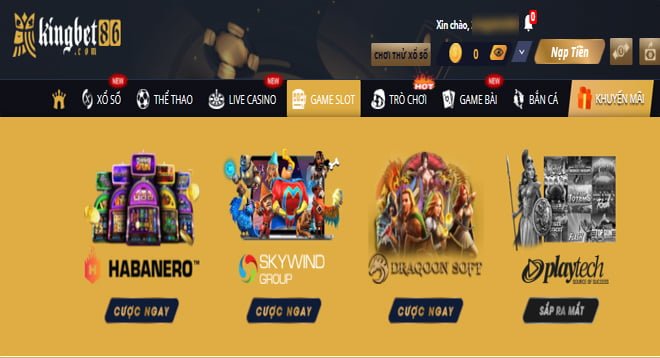 Nhà cung cấp trò chơi Slot