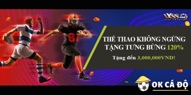 Nhà cái VX88 Thưởng Thể Thao, tặng tưng bưng 120%