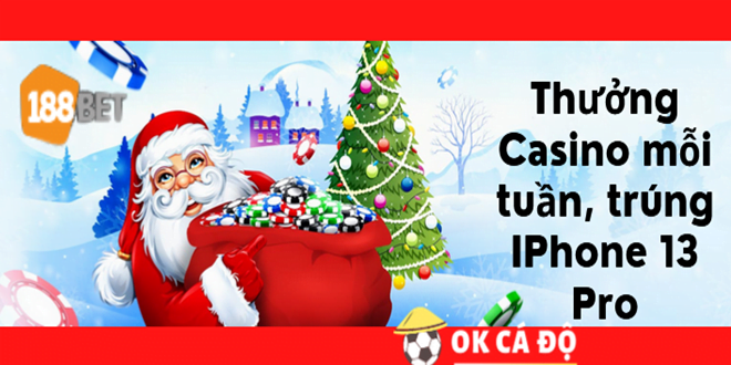 188Bet Thuong Casino moi tuan trung IPhone 13 Pro.