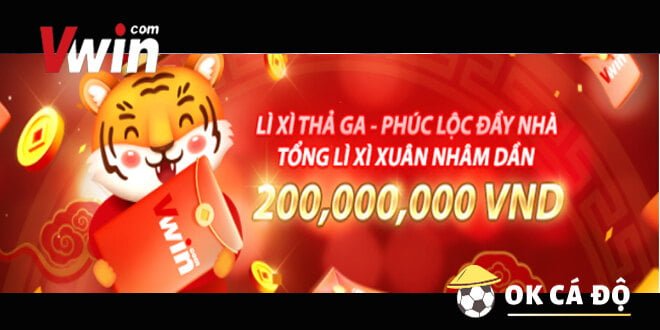 Vwin lì xì thả ga cho thành viên