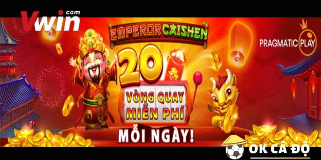 VWIN tặng 20 vòng quay slots miễn phí mỗi ngày