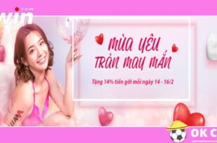 VWIN thưởng Valentine khi thành viên nạp 5 triệu