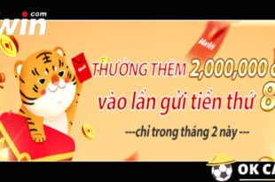 VWIN thưởng thêm 108%