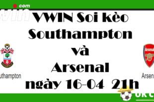 VWIN Soi kèo Southampton và Arsenal ngày 16-04 21h