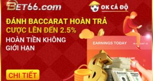 Bet66 hoàn tiền không giới hạn