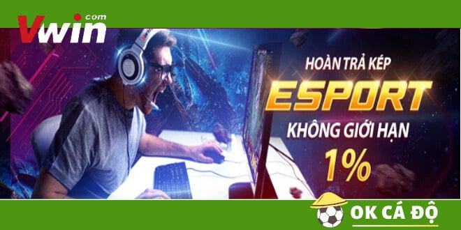 VWIN Hoàn Trả Esport kép lên đến 1%