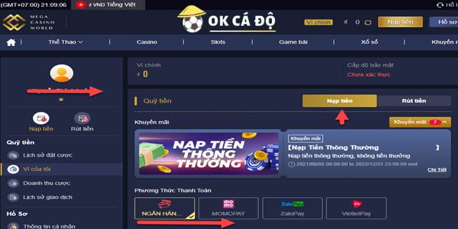 Huong dan nap va rut tien tai MCW mega casino world 7