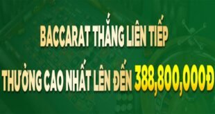 Thắng Baccarat liên tiếp thưởng lên đến 388 triệu đồng cùng TK88 2-min